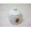 BOTE MOSTAZA PORCELANA DALIA ROJA