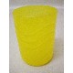 JUEGO BAÑO 4 PIEZAS PLASTICO ONDAS AMARILLO