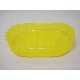 JUEGO BAÑO 4 PIEZAS PLASTICO ONDAS AMARILLO