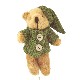 PINCHO PELUCHE OSITO ABRIGO GORRO SURTIDO