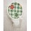 PERCHA COLGADOR FLOR VICHY VERDE