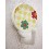 PERCHA COLGADOR FLOR VICHY AMARILLO