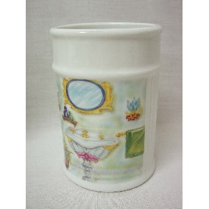 VASO BAÑO ESTRIAS BAÑO ROCOCO