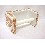 PORTAROLLOS PARED CUBO MOSAICO MARRON