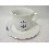 TAZA Y PLATO TE 200ML MOTIVOS MARINO