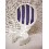 SOPORTE CEPILLO PARED RAYAS AZUL