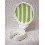 SOPORTE CEPILLO PARED RAYAS VERDE
