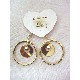 PENDIENTES BISUTERIA DORADO PLATEADO