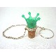 TAPON BOTELLA CON CADENA CORONA VERDE