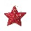COLGANTE NAVIDAD ESTRELLA ROJA DORADO