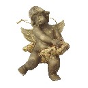 ANGEL RESINA PLASTICA NAVIDAD PEQUEÑO DORADO