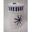VASO CEPILLOS BAÑO RAYAS SIMBOLO AZUL