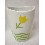 VASO BAÑO CURVA OLAS TULIPAN VERDE