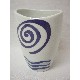 VASO BAÑO CURVA OLAS SIMBOLO AZUL