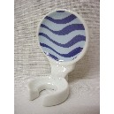 SOPORTE CEPILLO PARED OLAS AZUL