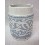 VASO BAÑO BORDE TOALLA AZUL