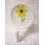 PERCHA COLGADOR ADHESIVA MARGARITA AMARILLO