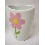 VASO BAÑO CURVA MARGARITA ROSA