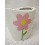 VASO CEPILLOS CURVA MARGARITA ROSA