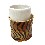 VASO BAÑO FORJA CERAMICA TIGRE NARANJA