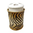 VASO CEPILLOS FORJA CERAMICA TIGRE N 