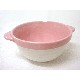 FONDUE 4 PORCELANA REDONDA ROSA 