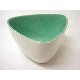 FONDUE 4 PORCELANA TRIANGULAR VERDE 