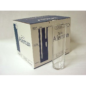 VASO CRISTAL TUBO LARGO ALEMAN 350ML