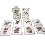 JUEGO 8 POSTALES BLISTER GATOS SURTIDO