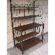 ESTANTERIA FORJA MADERA QUINTUPLE GRANDE