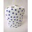 VASO CEPILLOS PLANO LUNARES GRANDE AZUL