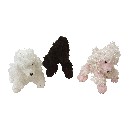 PELUCHE PEQUEÑO PERRITA CANICHE SURTIDO