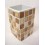 VASO BAÑO MING MOSAICO MARRON