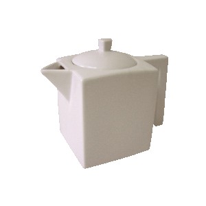 CAFETERA MING GRANDE PORCELANA BLANCO