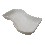 CUENCO ONDAS CURVA PORCELANA BLANCO 