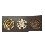 CUADRO MADERA CRISTAL PLATOS TRIPLE