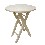 MESA REDONDA SEMIPLEGABLE MADERA CREMA 