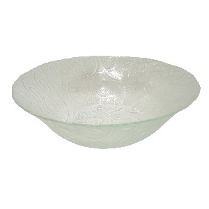 BOWL FRUTERO TRANSPARENTE RELIEVE