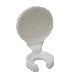 SOPORTE CEPILLO PARED PORCELANA BLANCO