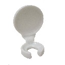 SOPORTE PARED CEPILLO DE DIENTES PORCELANA BLANCO