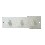 PERCHA TRIPLE CUBO PORCELANA BLANCO