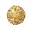 COLGANTE NAVIDAD BOLA DORADO PEQUEÑA