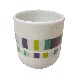 VASO BAÑO RAYA OVAL PUZZLE COLORES 