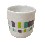 VASO BAÑO RAYA OVAL PUZZLE COLORES