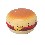 AVISADOR DE COCINA HAMBURGUESA MARRON