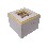 CAJA PORTAFOTOS MADERA MINI VIOLETA