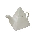 TETERA PIRAMIDE PORCELANA BLANCO