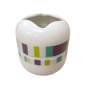 VASO CEPILLOS RAYA OVAL PUZZLE COLOR 