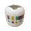 VASO CEPILLOS RAYA OVAL PUZZLE COLOR 