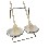 APOYACUBIERTOS REDONDO CERAMICA DOBLE